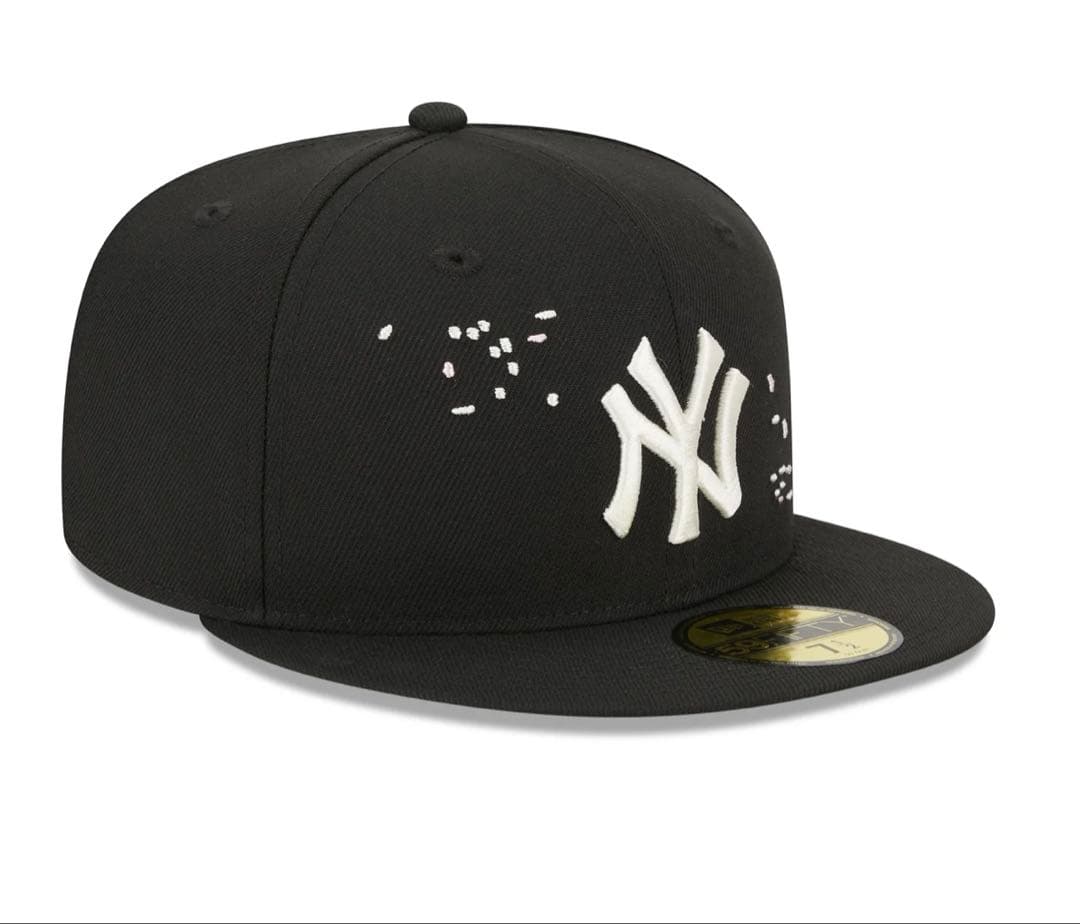 New Era 59FIFTY ブラックキャップ 7 1/4
