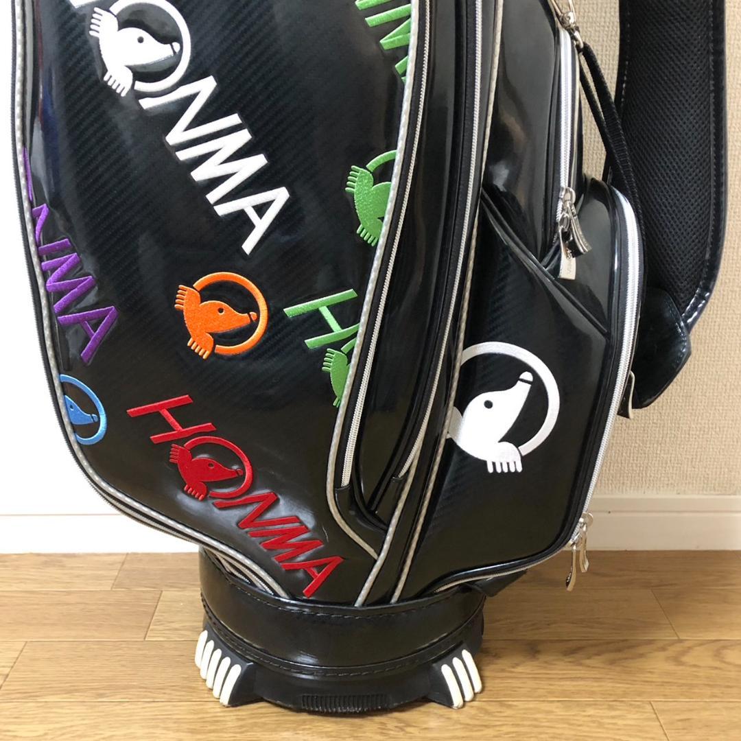 HONMA 本間ゴルフ キャディバッグ CB-1728 エナメル カート式