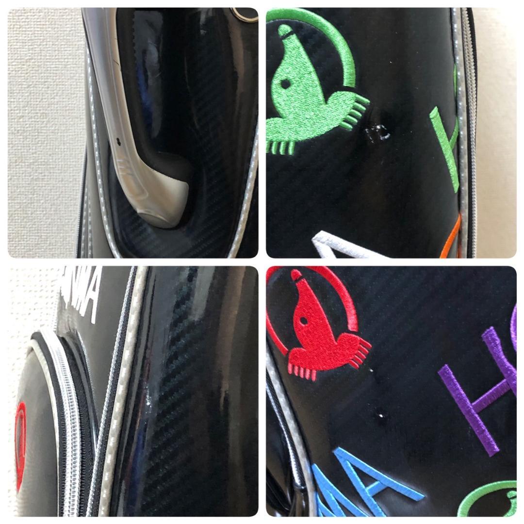 HONMA 本間ゴルフ キャディバッグ CB-1728 エナメル カート式