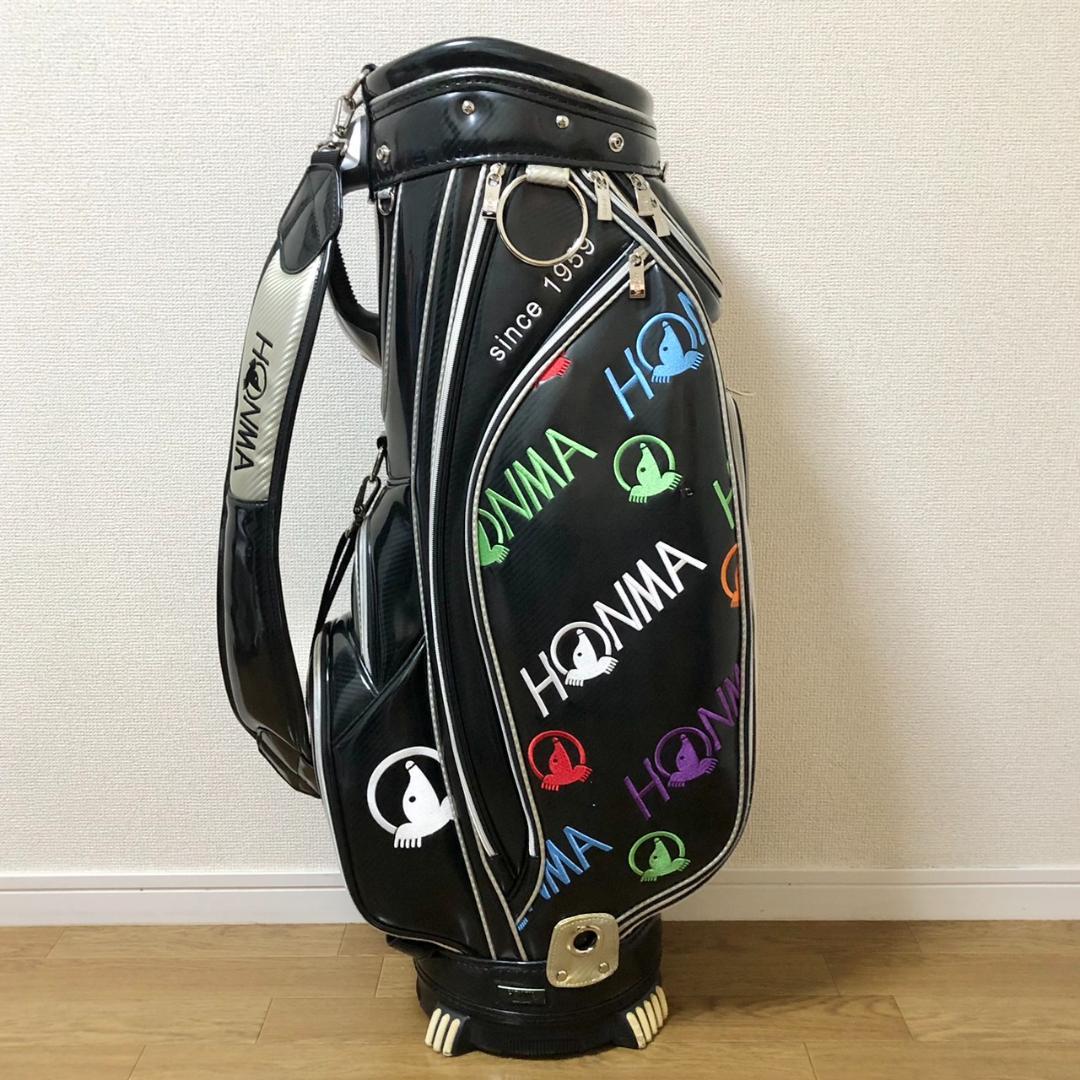 HONMA 本間ゴルフ キャディバッグ CB-1728 エナメル カート式