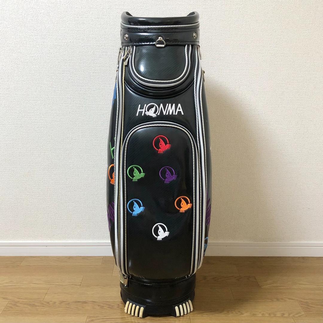 HONMA 本間ゴルフ キャディバッグ CB-1728 エナメル カート式