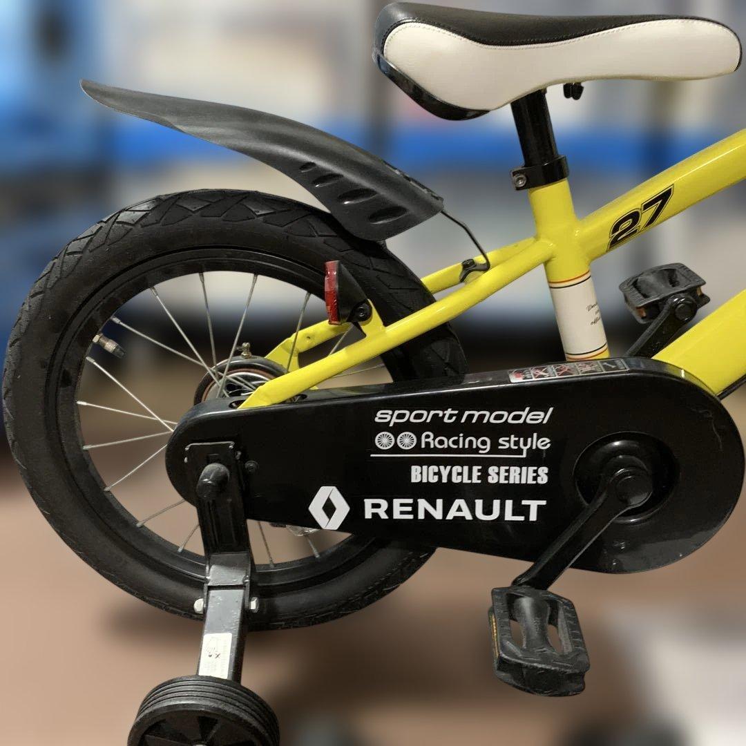 引取限定RENAULT ルノー 子供用自転車 16インチ 補助輪・スタンド付