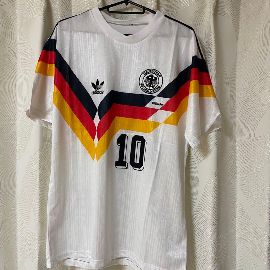 ドイツ代表1990年マテウスホームユニフォームfootballadidas