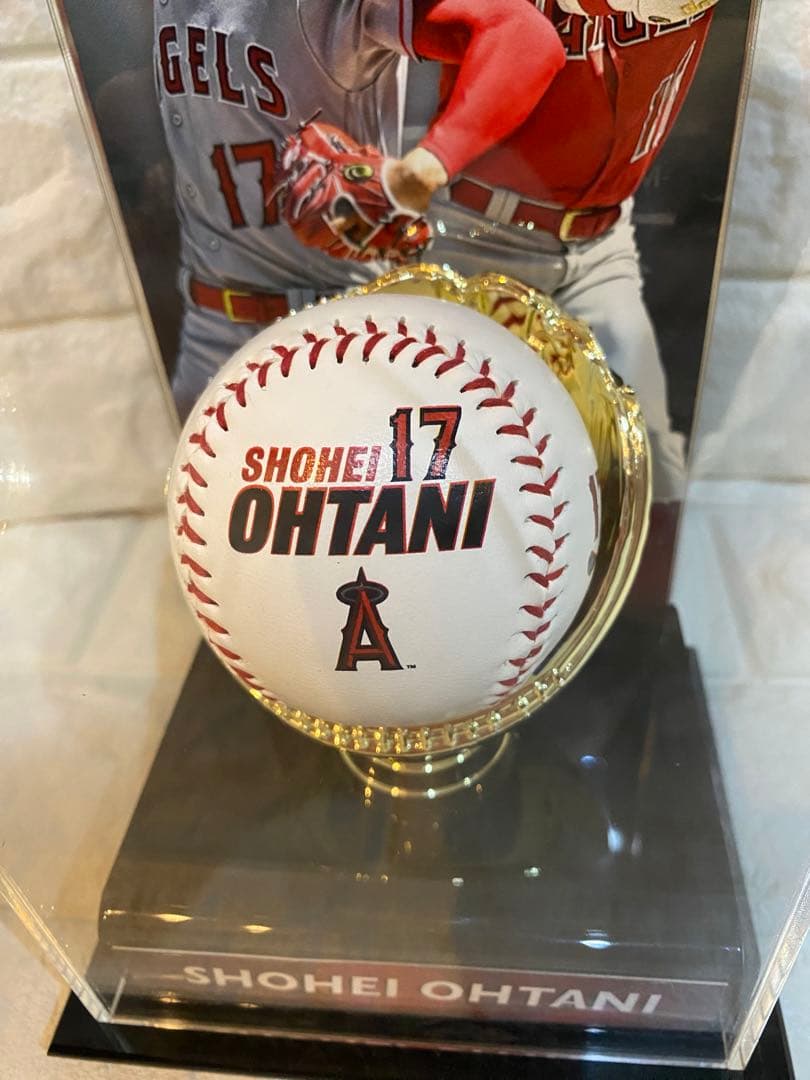 大谷翔平　ボールディスプレイケース　MLB