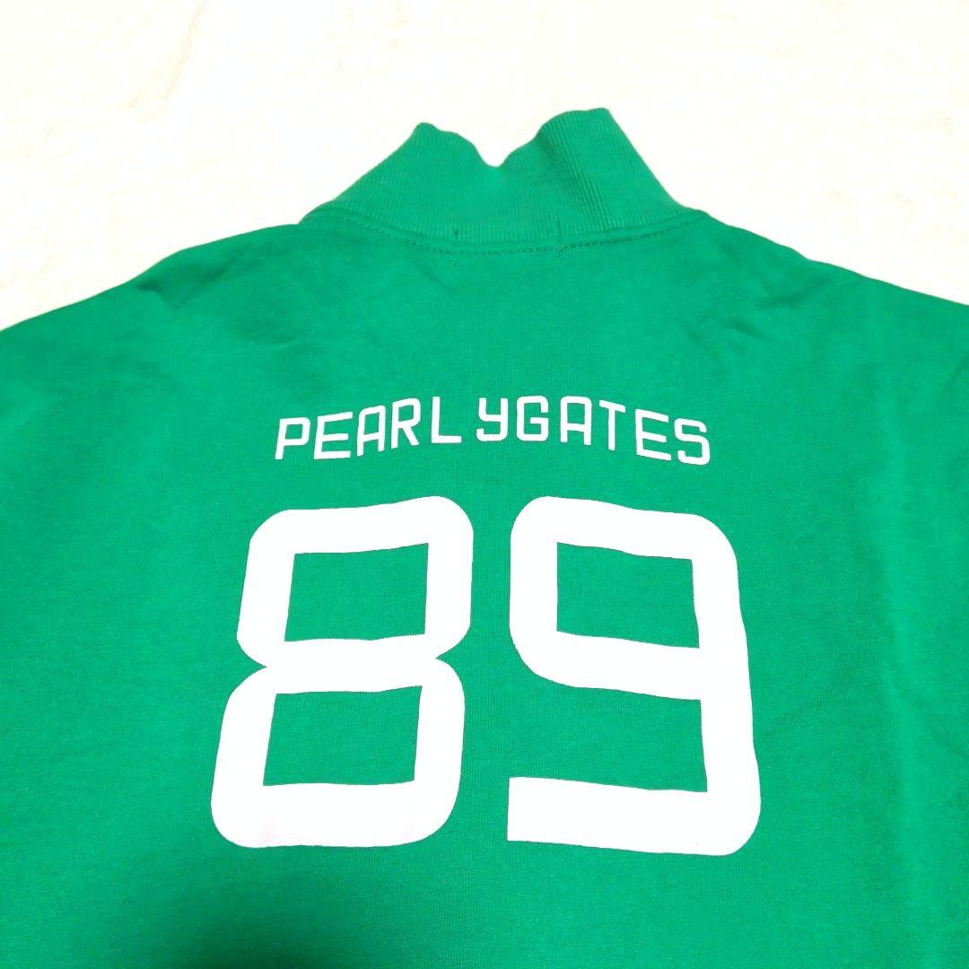 PEARLY GATES グリーン ダブルフルジップ トラックジャケット 3L