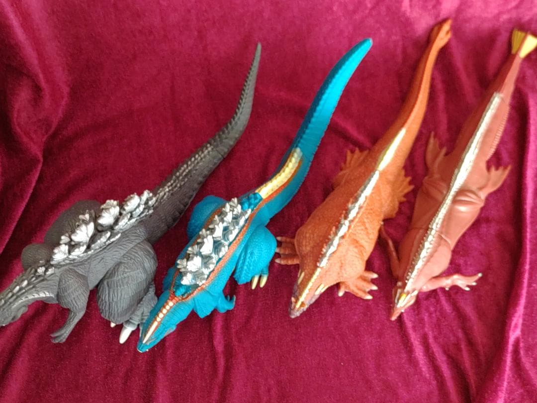 ゴジラS.P.　第１～４形態　４点　ムービーモンスターシリーズ　展示品