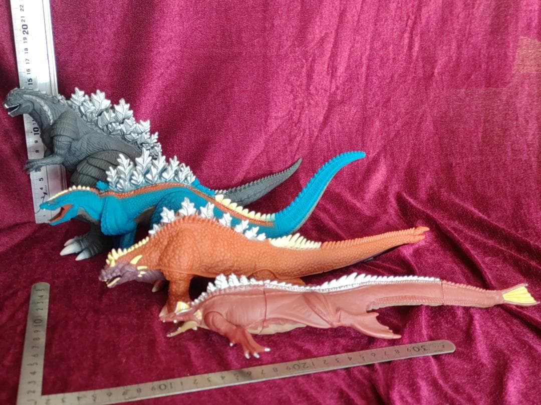 ゴジラS.P.　第１～４形態　４点　ムービーモンスターシリーズ　展示品