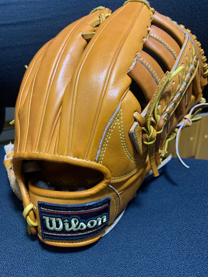 Wilson DUAL 硬式グローブ 外野用 ラベル交換済み