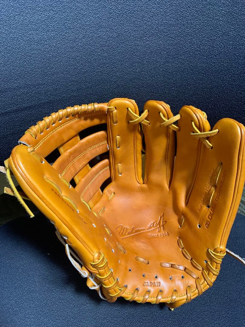 Wilson DUAL 硬式グローブ 外野用 ラベル交換済み