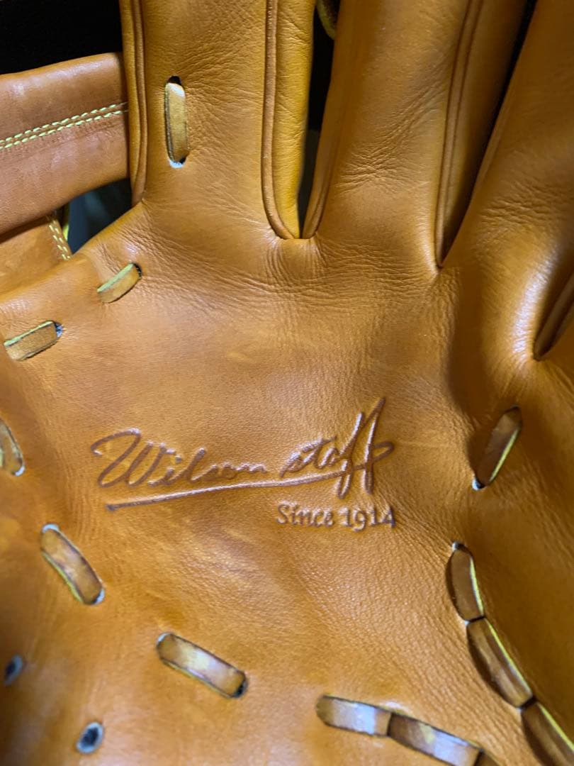 Wilson DUAL 硬式グローブ 外野用 ラベル交換済み