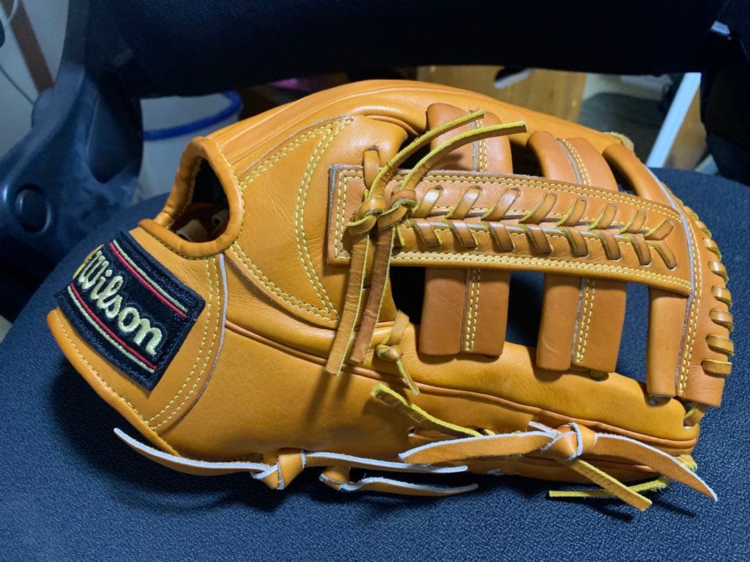 Wilson DUAL 硬式グローブ 外野用 ラベル交換済み