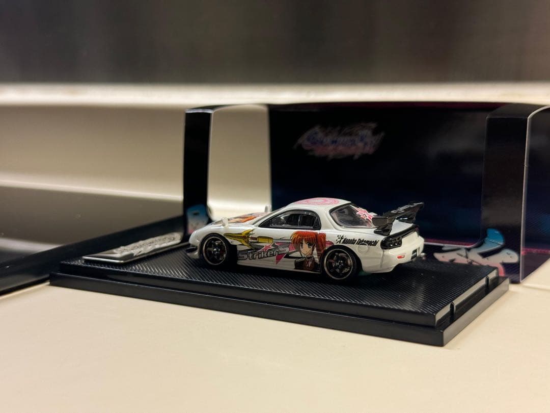 1/64 改 RE雨宮 RX-7 FD3S 痛車 RAYS 風 関村