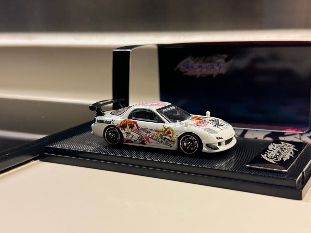 1/64 改 RE雨宮 RX-7 FD3S 痛車 RAYS 風 関村