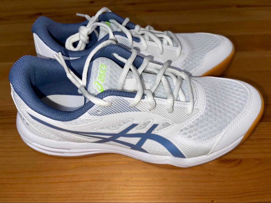 ASICS バレーボールシューズ ホワイト/ネイビー