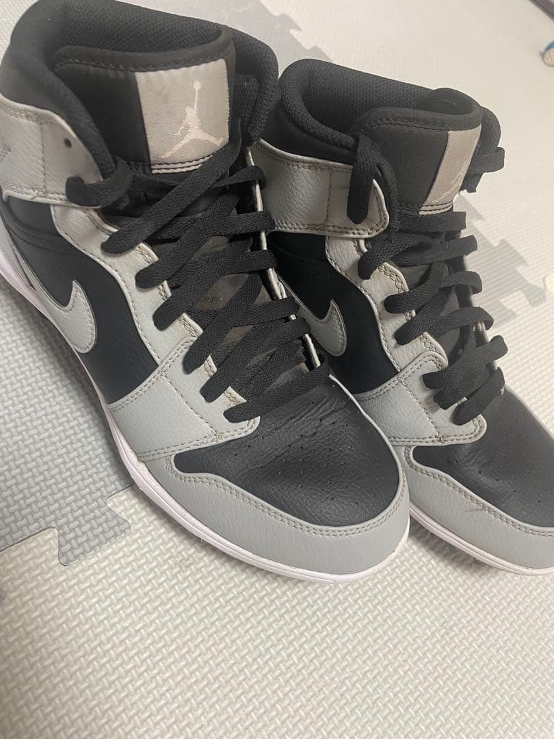 シューズ NIKE Jordan 1 Mid TD black/lt smoke grey