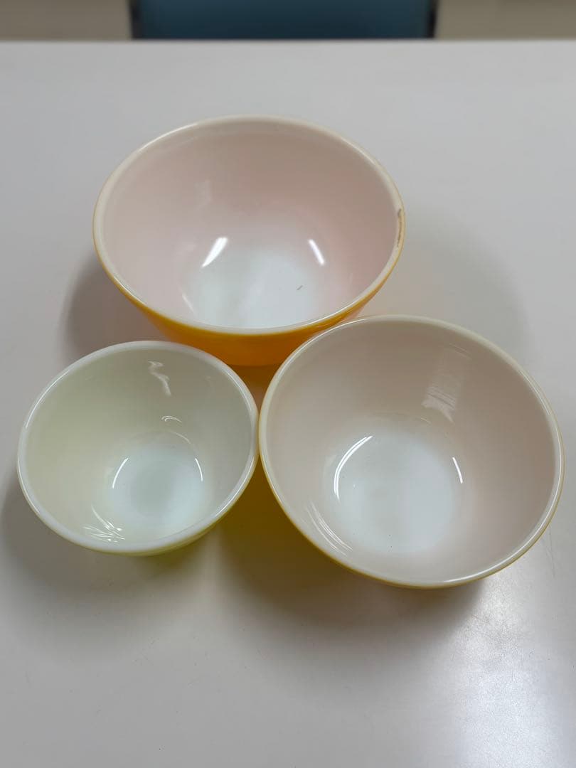 PYREX ミキシングボウル　オールドパイレックス　ビンテージ　アメリカ製　レア