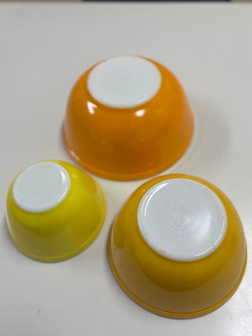 PYREX ミキシングボウル　オールドパイレックス　ビンテージ　アメリカ製　レア