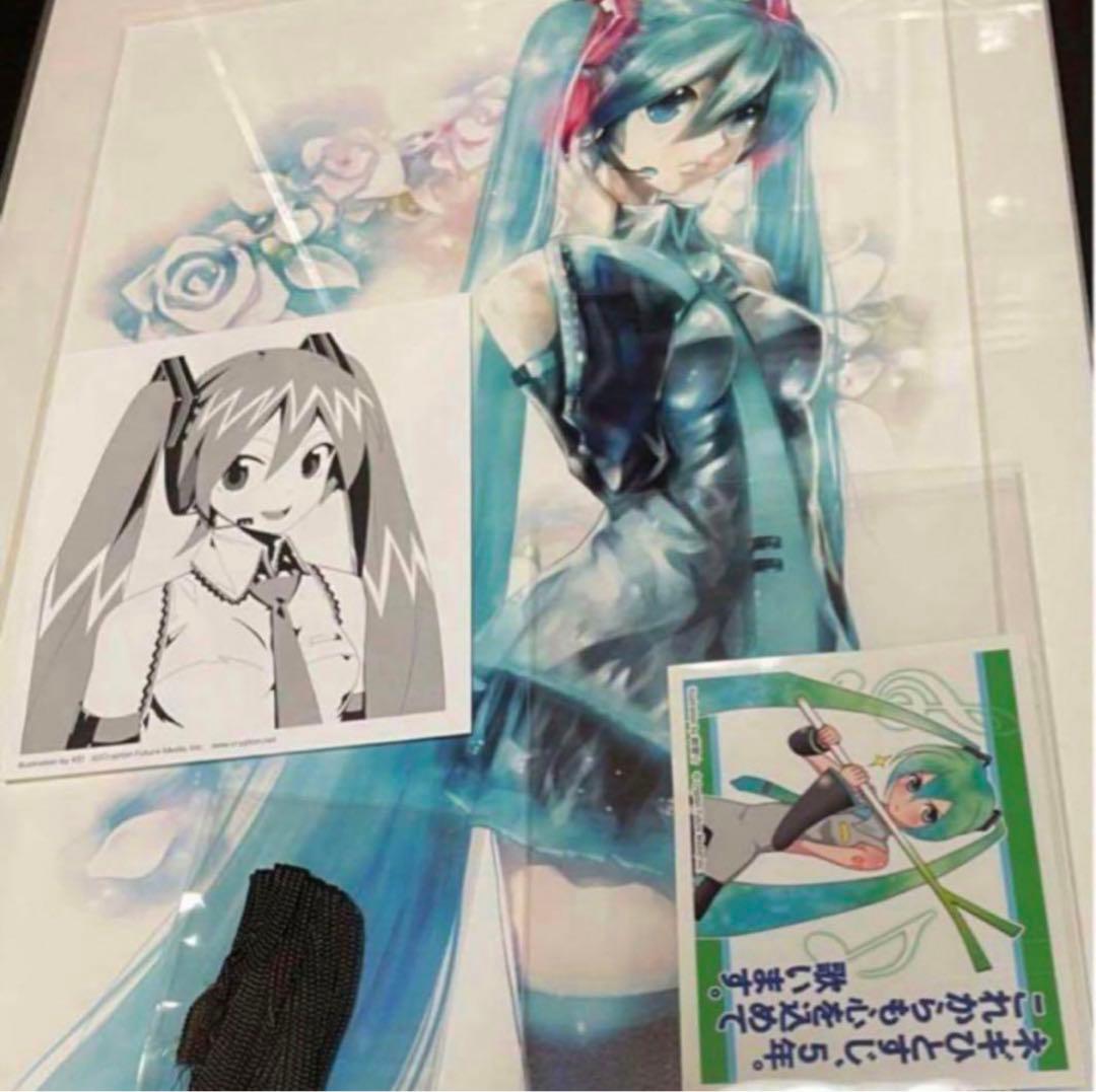 ボカロボーカロイド 初音ミクメイン まとめ売り 複製原画 くじ アミューズメント