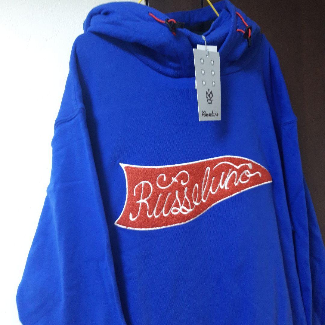 新品　ラッセルノ　Russeluno 刺繍ロゴパーカー　メンズゴルフ