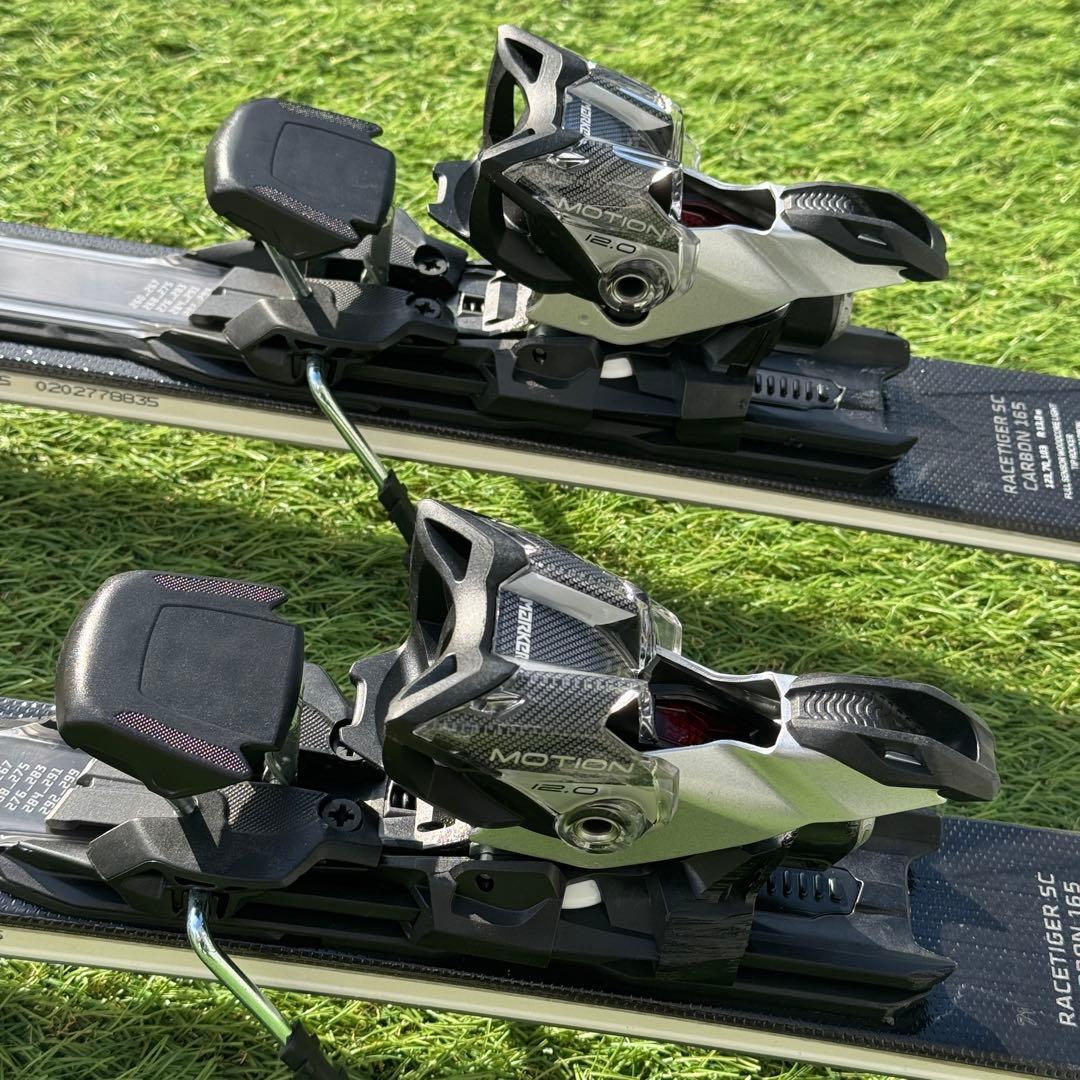 美品　VOLKL RACETIGER SC CARBON 165cm ビン付