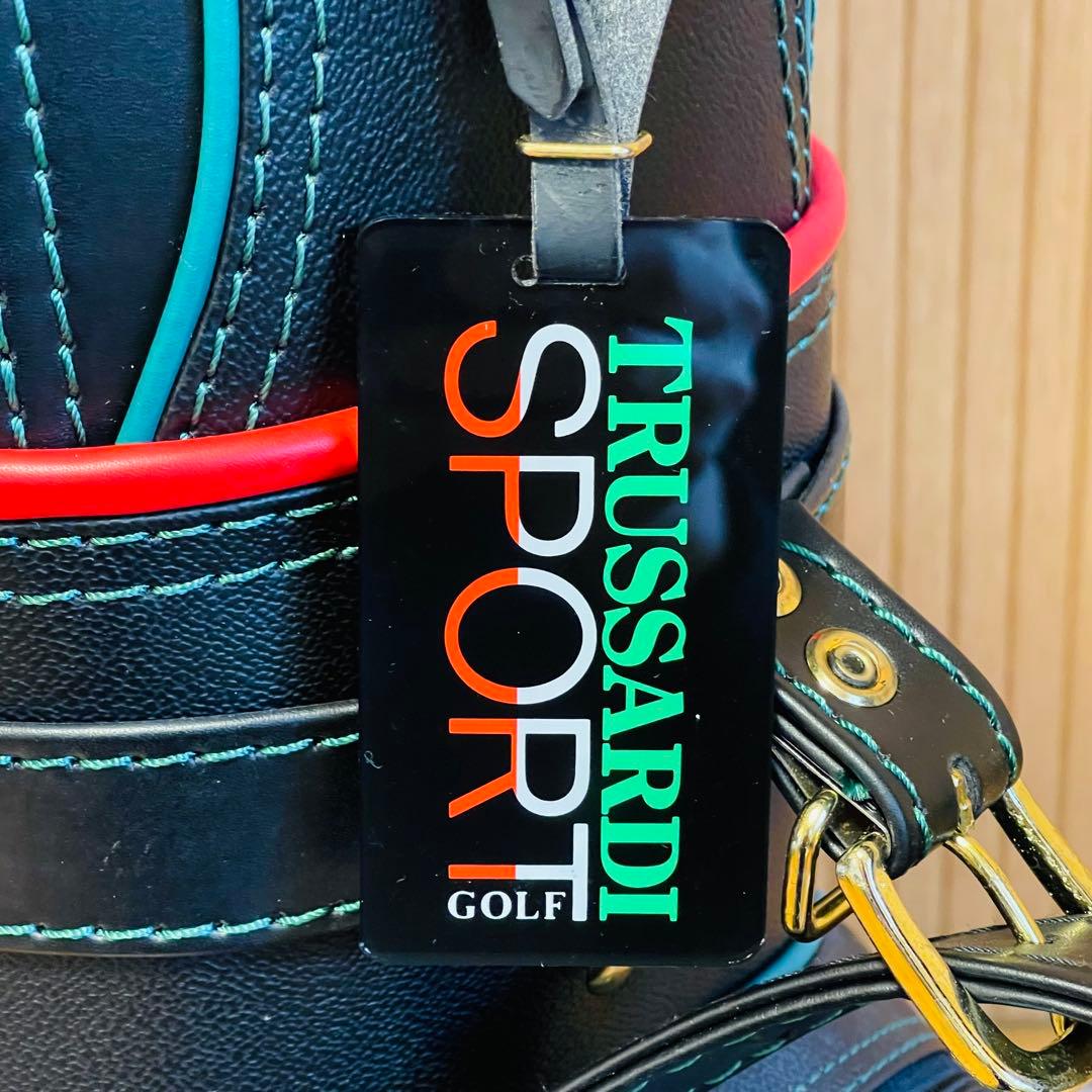 【ほぼ新品】TRUSSARDI トラサルディ キャディバッグ ゴルフバッグ
