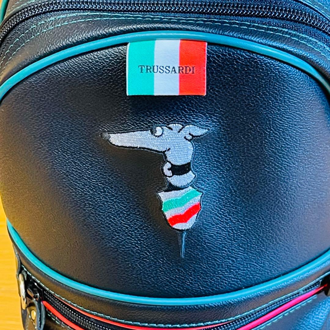 【ほぼ新品】TRUSSARDI トラサルディ キャディバッグ ゴルフバッグ
