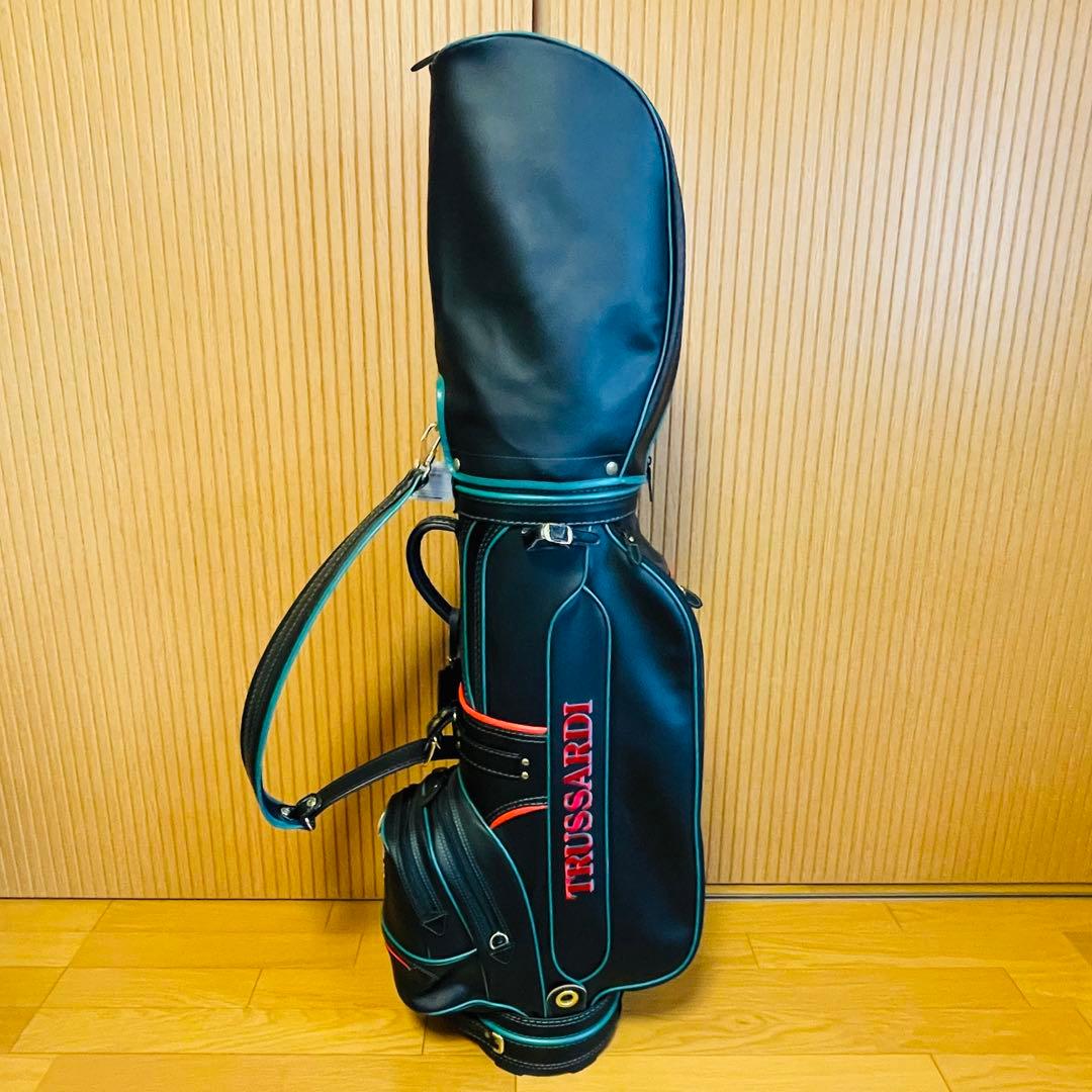 【ほぼ新品】TRUSSARDI トラサルディ キャディバッグ ゴルフバッグ
