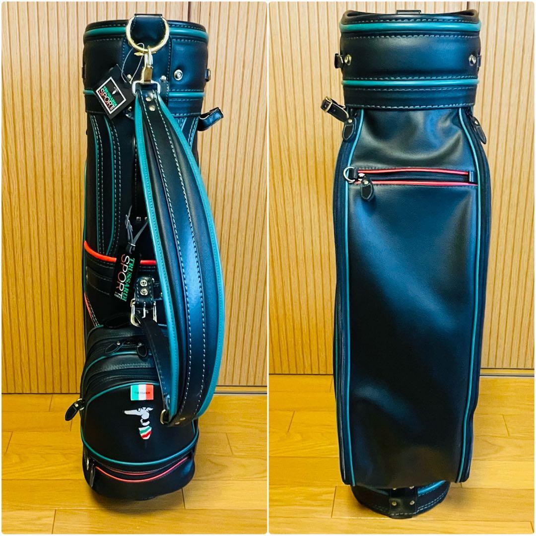 【ほぼ新品】TRUSSARDI トラサルディ キャディバッグ ゴルフバッグ