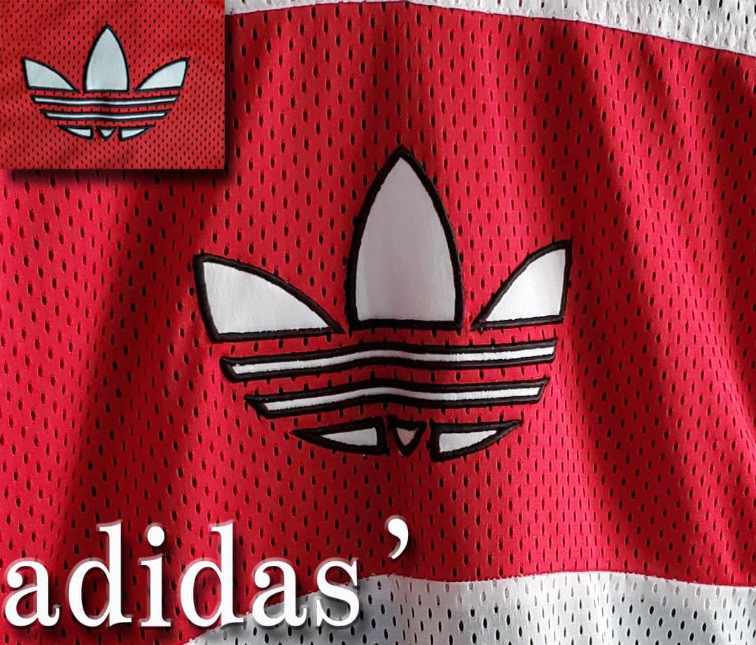 adidas(アディダス)　スポーツアディダスメッシュジャージno10サイズM