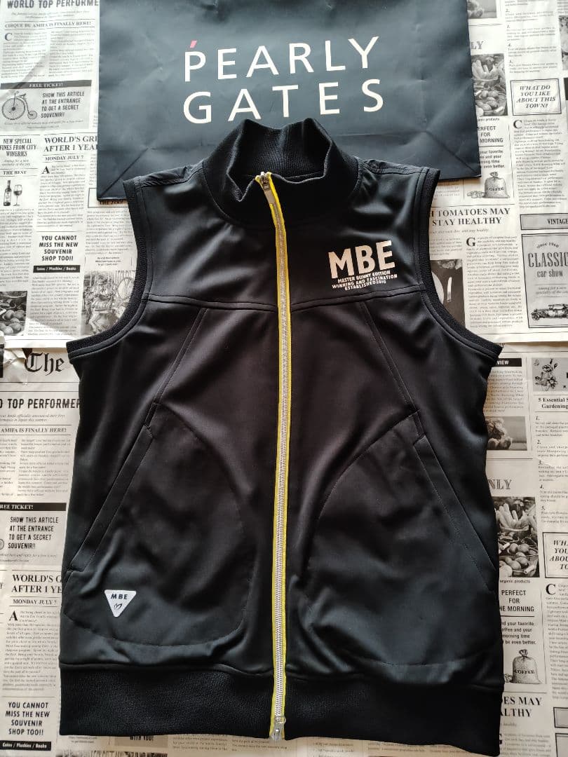【新品】PEARLY GATES MBE 　ジップアップベスト　レディース❣️