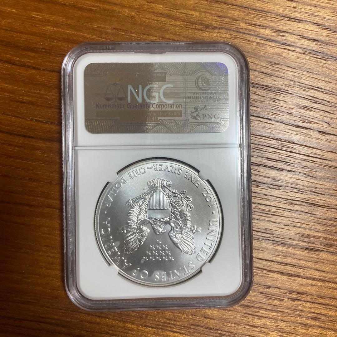 2012年 アメリカンイーグル銀貨 MS70 silver eagle