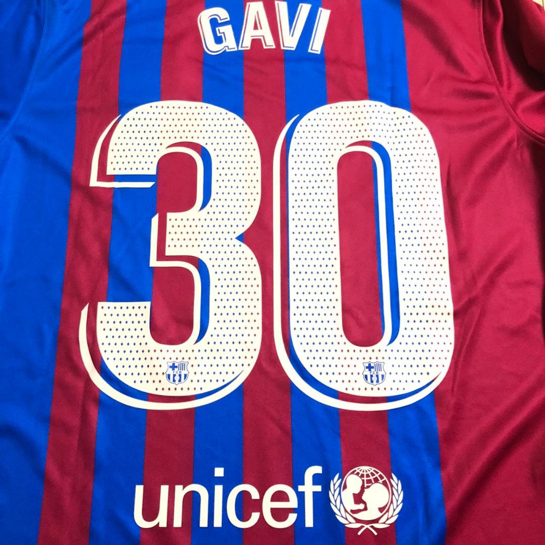 GAVIガビFCバルセロナNIKEユニフォームLメンズ送料込み