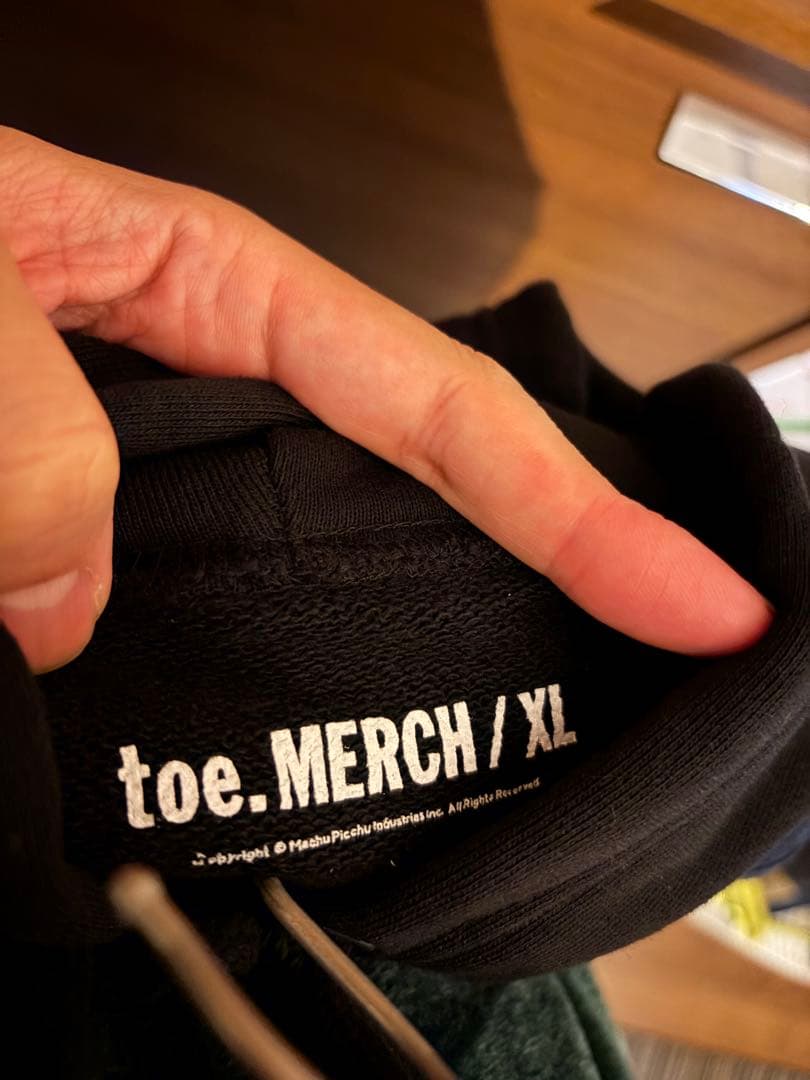 toe 25th ANNIVERSARY LIVE パーカー　XL