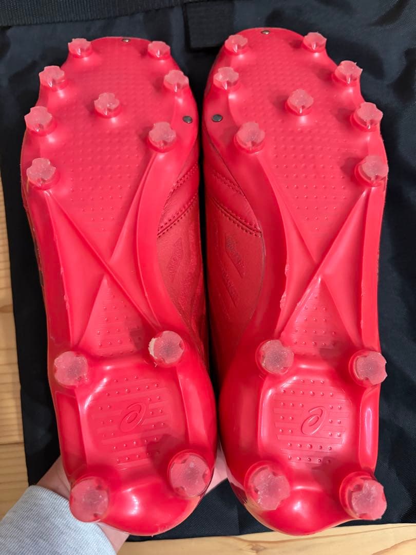 ASICS MIZUNO サッカースパイク レッド