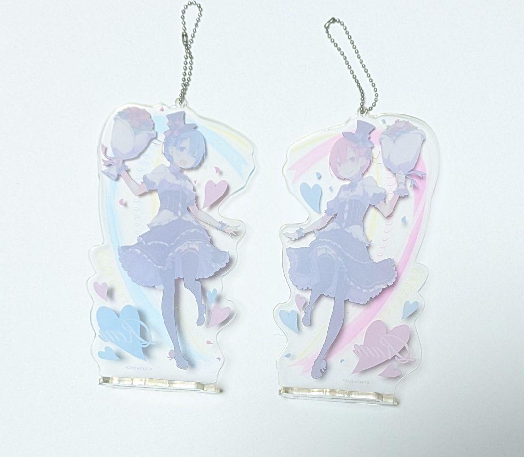 リゼロ　ラム　レム　誕生日　アクリルスタンドキーホルダー　2019