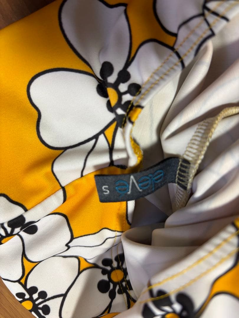 eleve バレエ　花柄長袖レオタード Sサイズ