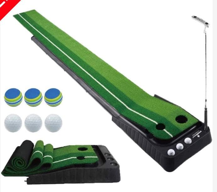 ゴルフ練習道具まとめ売り（パット/素振りマット、スイング練習機、スティック等）