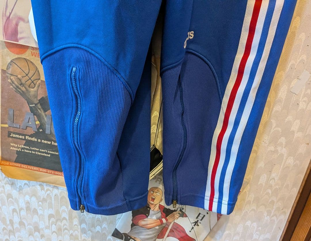 80's~ adidas デサント製 トレーニングパンツ