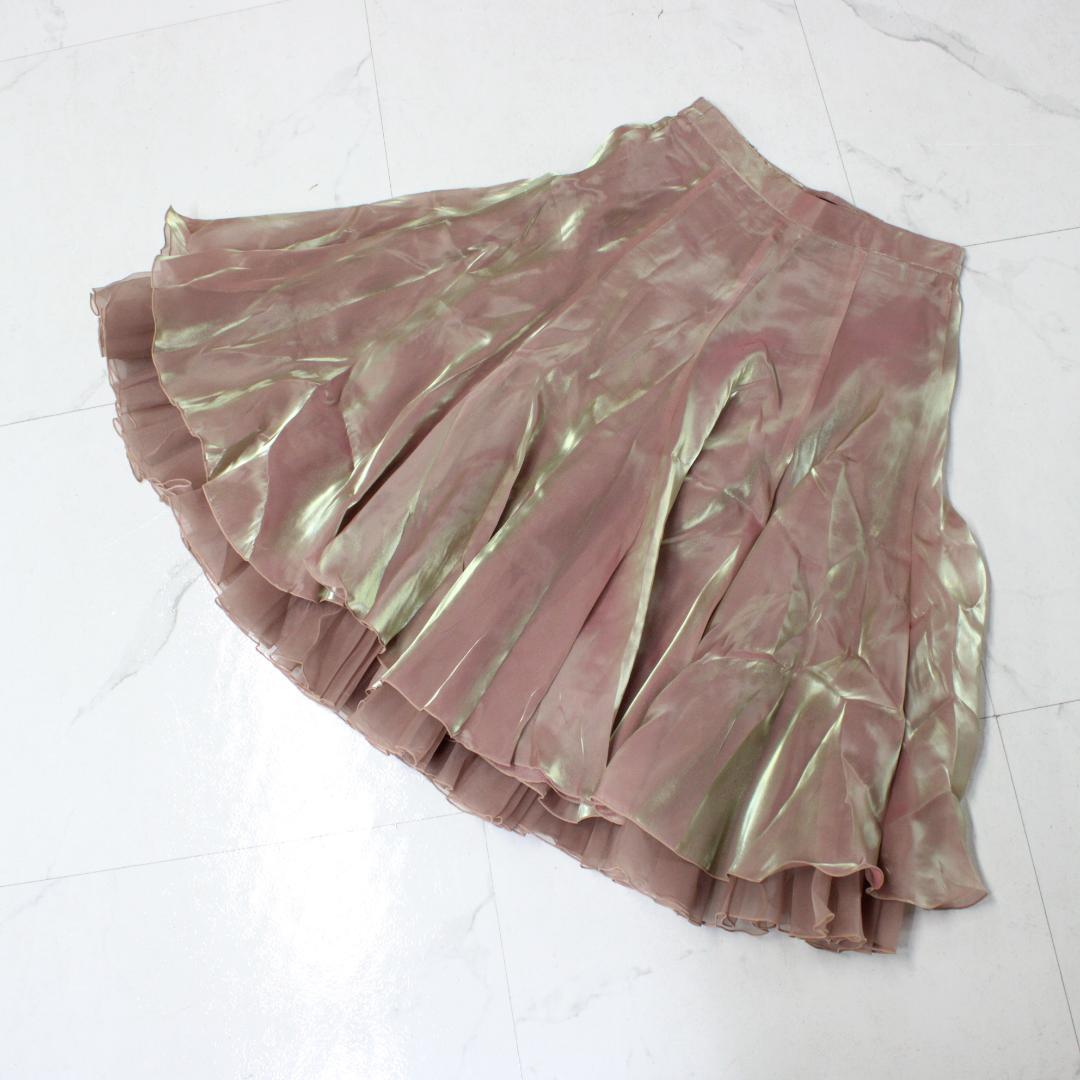 【美品日本製社交ダンス衣装】上下セット トップス スカート Sanline 上品