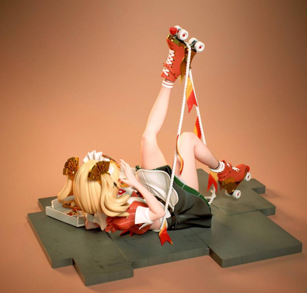 バーニス・ホワイト　17ｃｍ　1/7　未塗装未組立　ガレキ　ゼンレスゾーンゼロ