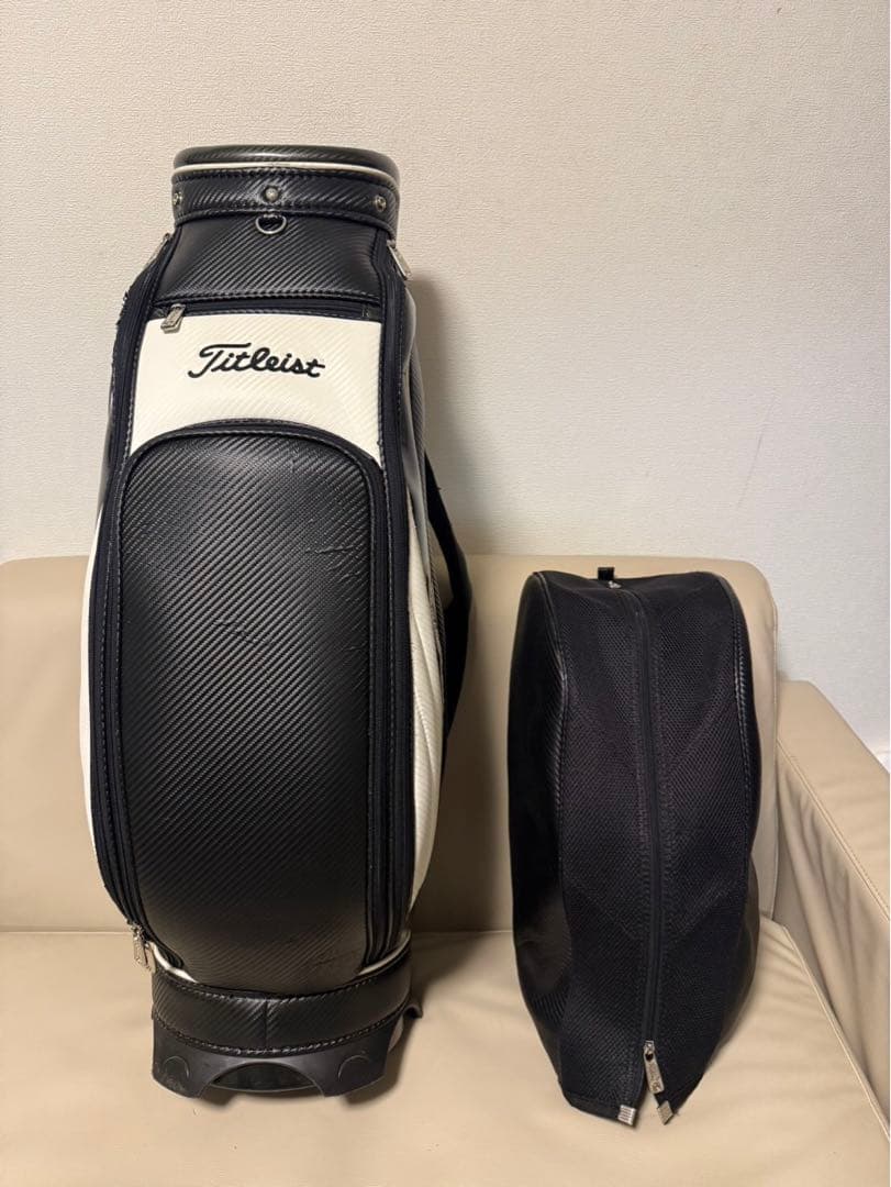 【送料込み】廃盤希少品　タイトリスト Titleist アスリート　ゴルフバッグ