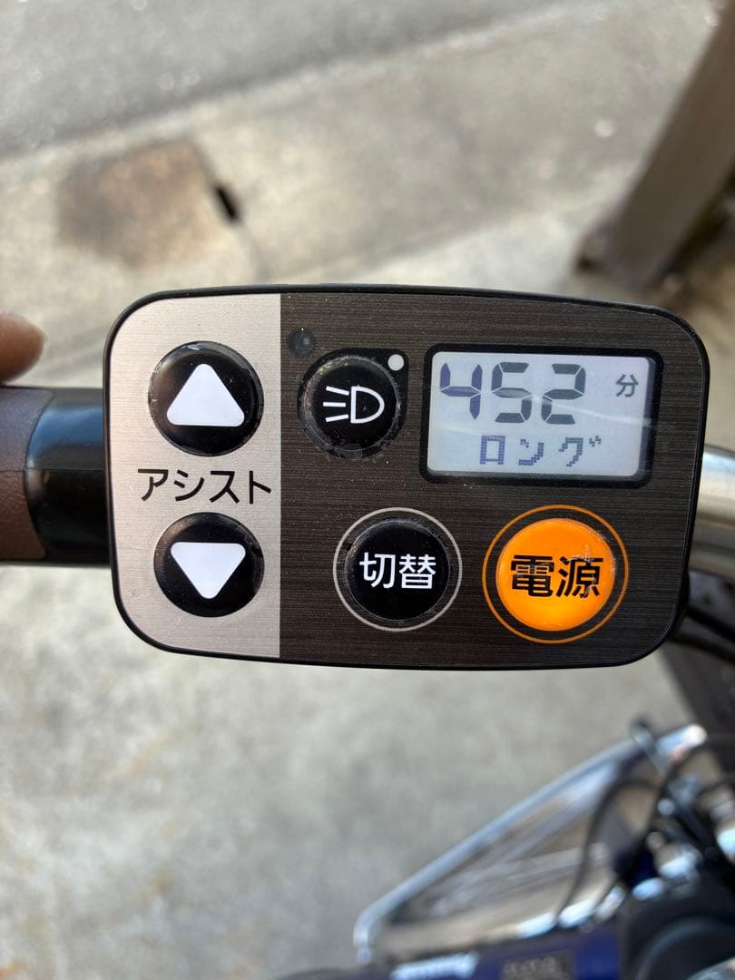 パナソニック　電動アシスト自転車 シティタイプ 前バスケット付き　26インチ