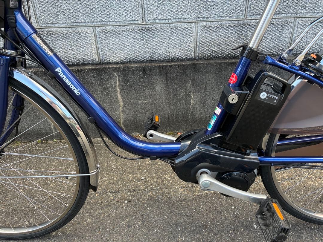 パナソニック　電動アシスト自転車 シティタイプ 前バスケット付き　26インチ