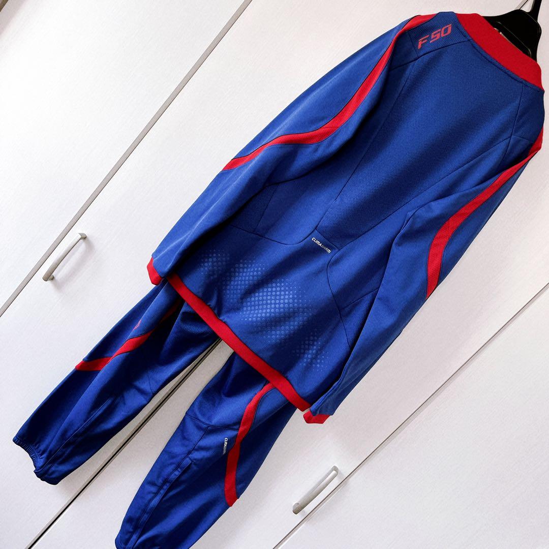 00's【adidas】F50 上下セットアップ ジャージ　 L 国旗タグ