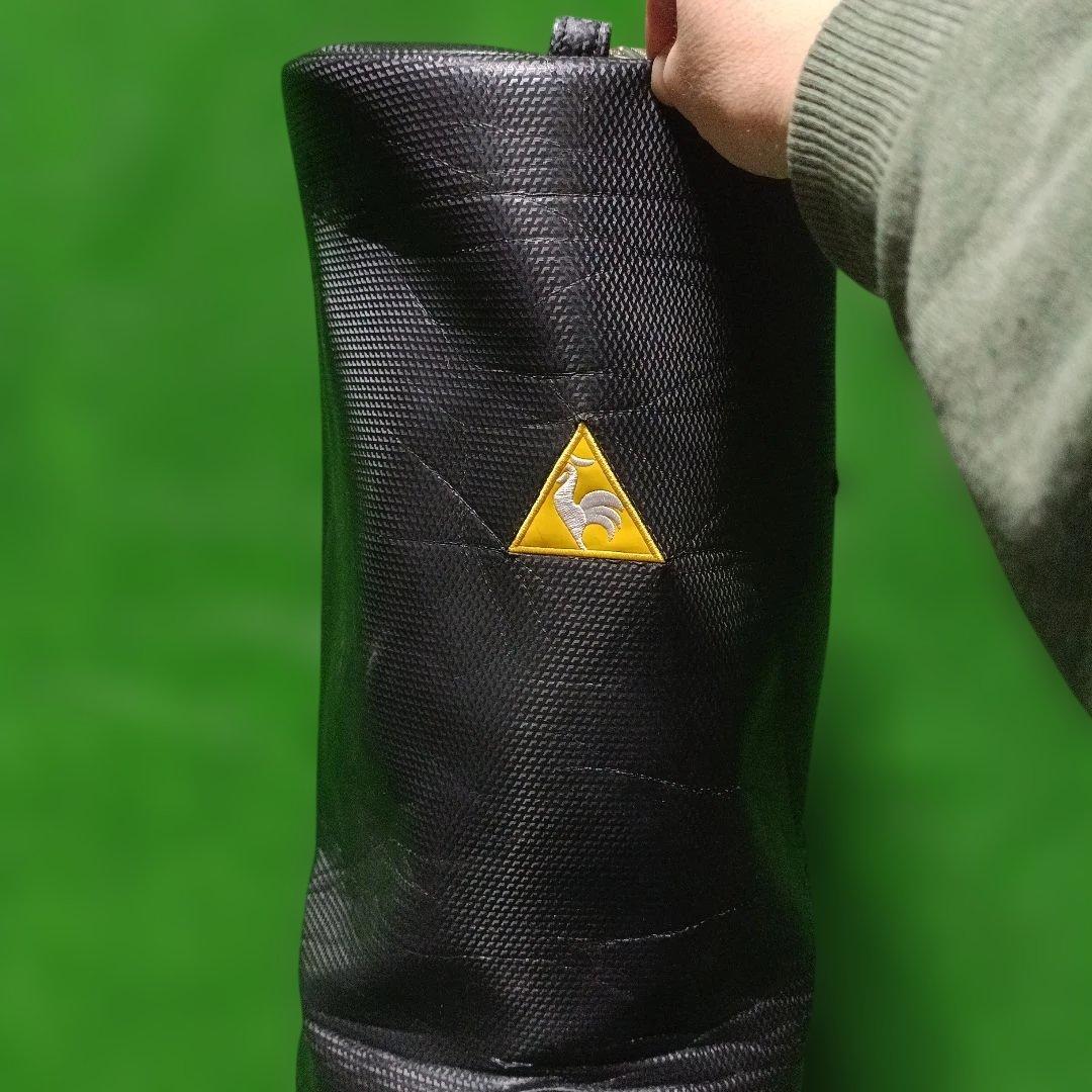 le coq sportif キャディバッグ 黒/黄色