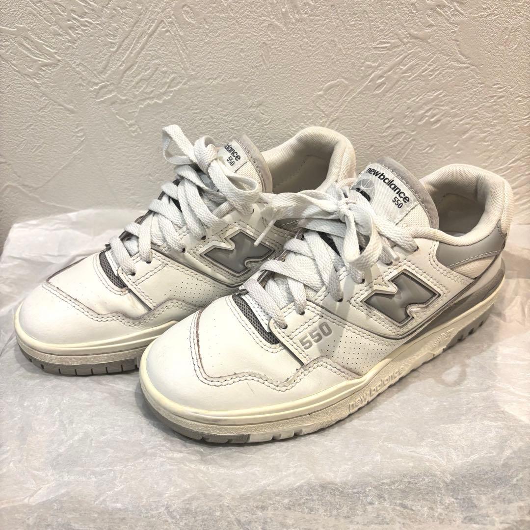 23cm ニューバランス NB BB550 ホワイトグレー