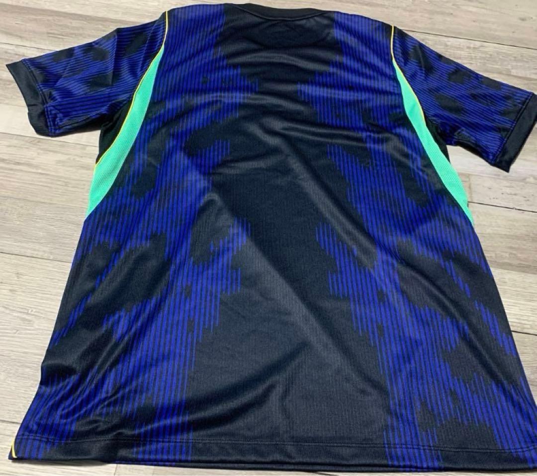 こ*た様 Jordan サッカーシャツ ネイビー/グリーン　ブラジル代表