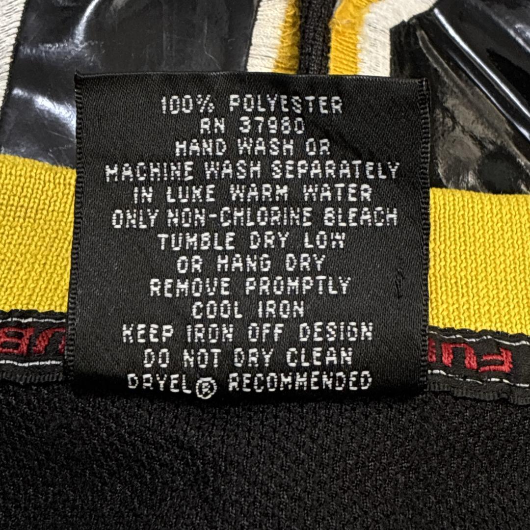 FUBU フブ ゲームシャツ ユニフォーム 刺繍ロゴ 3XL 黒 ヒップホップ