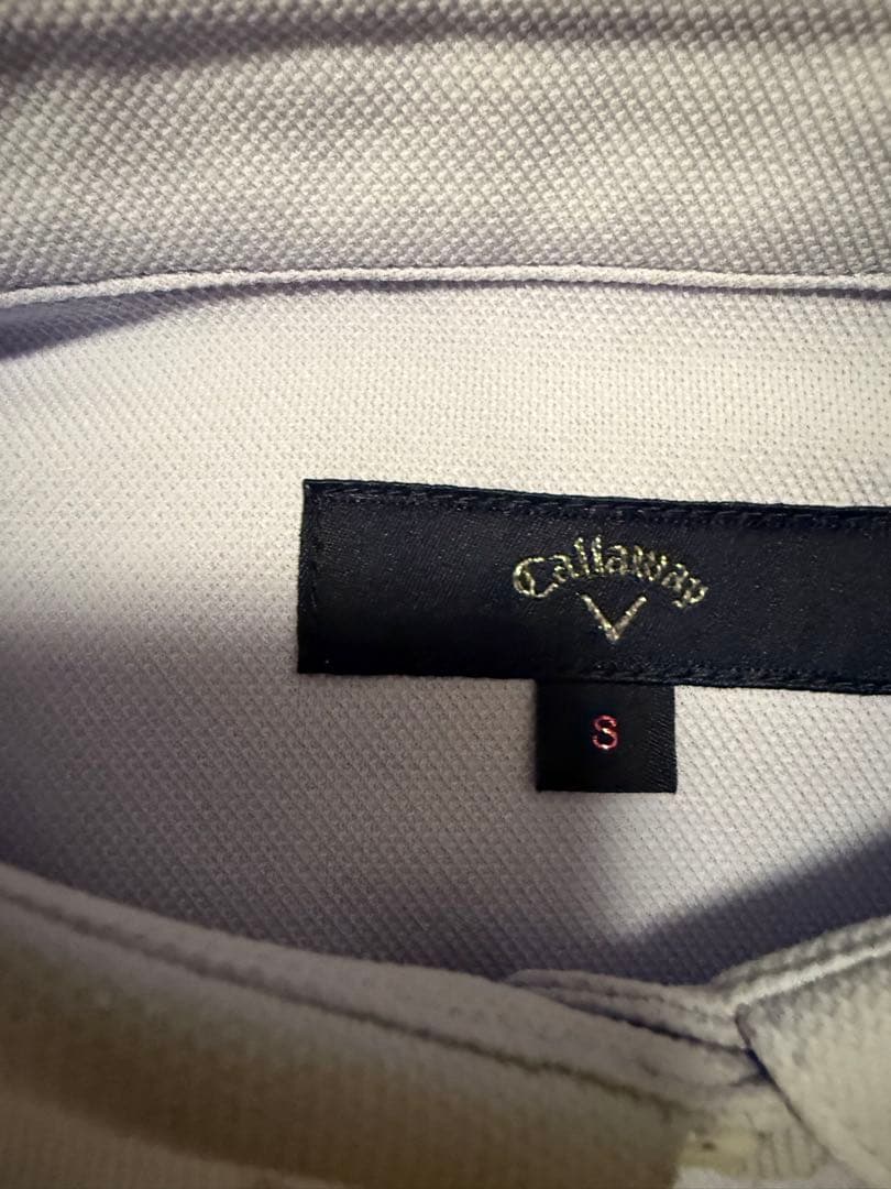 Callaway 薄紫 ポロシャツ UPF 15