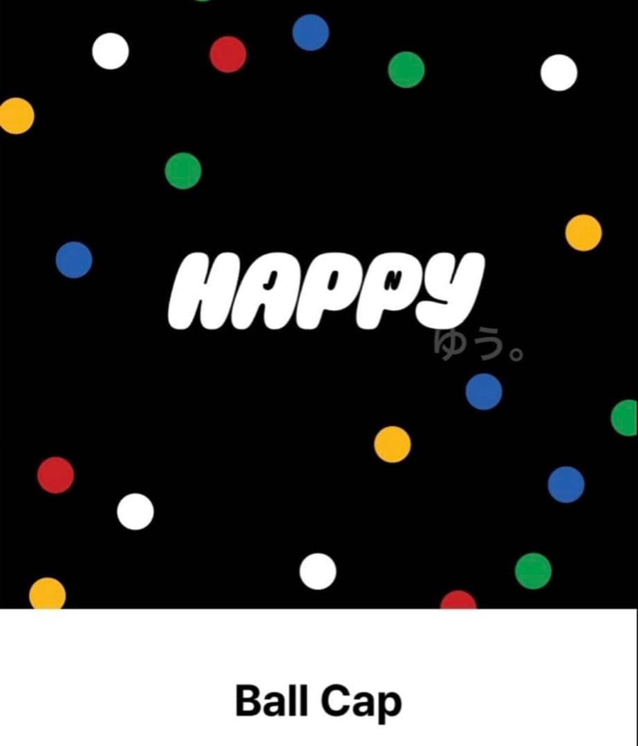 【JIN】HAPPY BALL CAP 公式品　新品